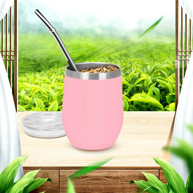 2 Stainless Steel Bombilla Straw Dependable Yerba Mate Tea Gourd Drinking  Hot 