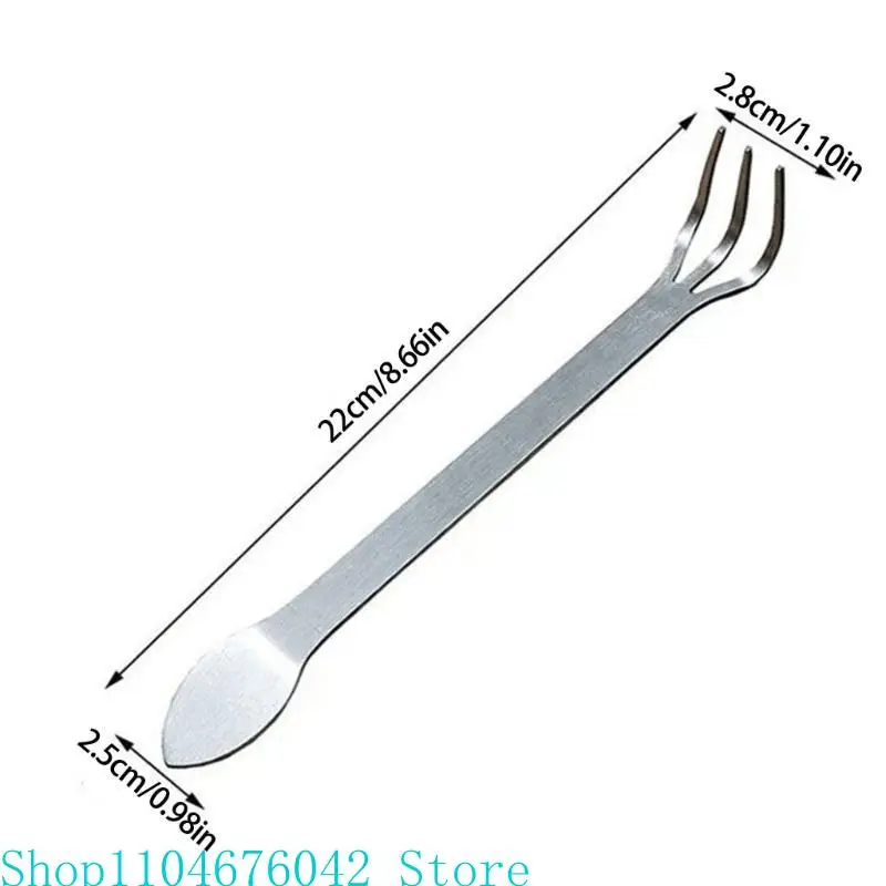 1/2Pcs Multipurpose Bonsai Rakes for Potting Soil Maintenance and Plant Grooming Stainless Steel Root Rakes Garden Tool