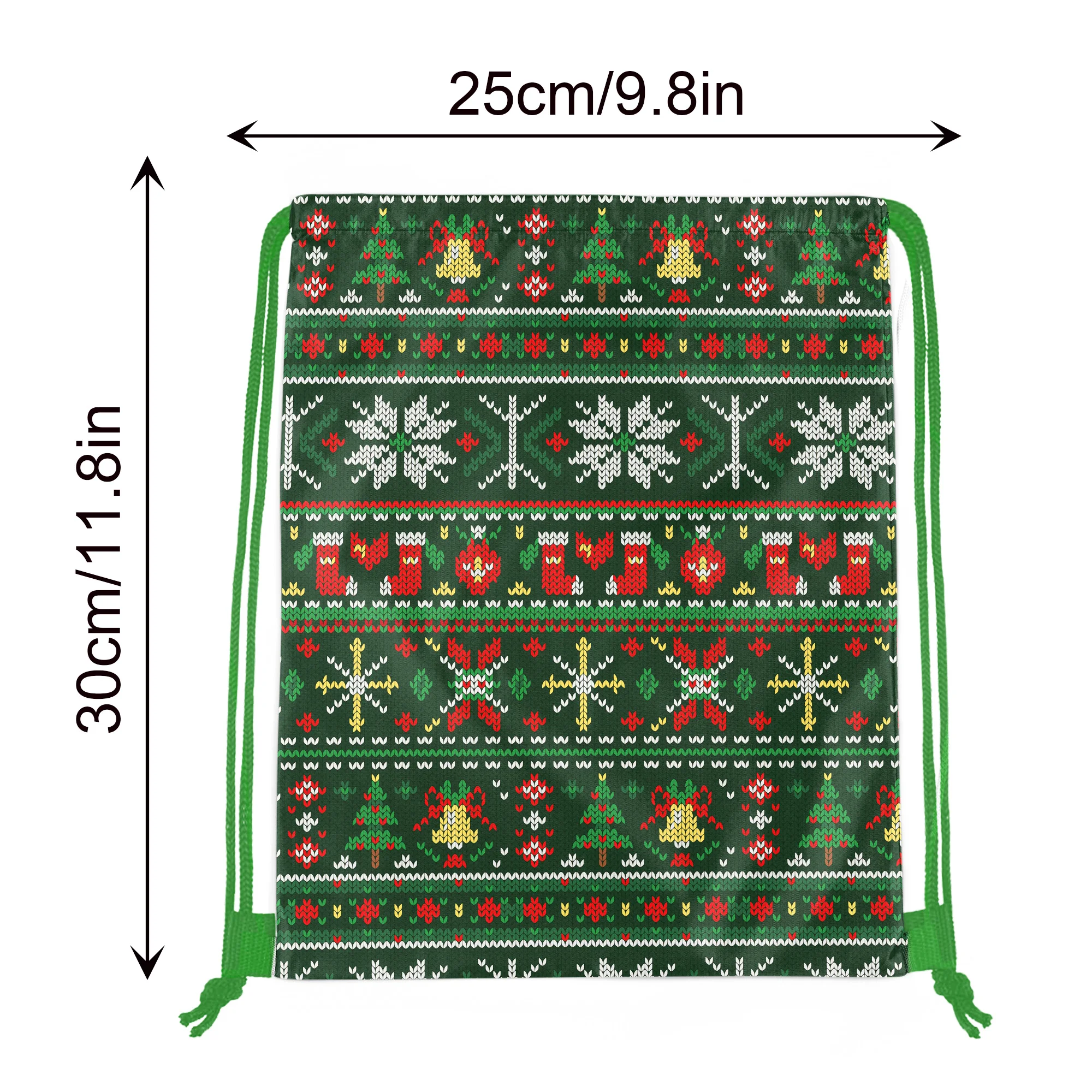 10 Stück Frohe Weihnachten Thema Vlies Geschenktüte für Weihnachtsfeier, Weihnachtssockenmuster Verpackungsbeutel für Weihnachtsfeierzubehör – Detail 17