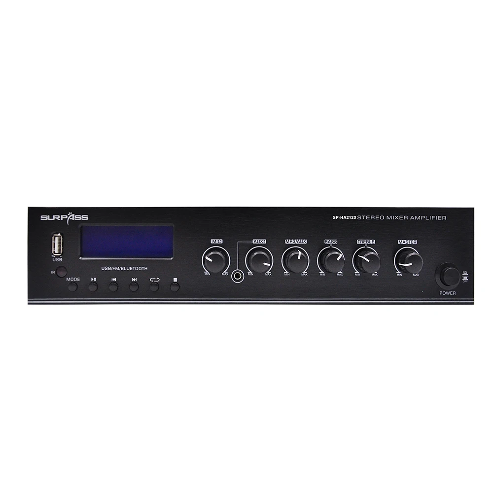 

Dual Channel Theater Home Audio Power Amplifier 2*120W for Background Music