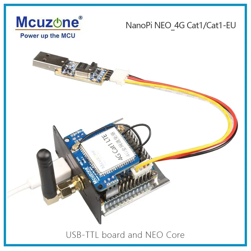 Wireless Module NanoPi NEO-4G Cat.1 LTE module,CAT1-EU LTE module NEO / NEO Core / Air,Drive free dial free plug and play,Debian development board wireless module