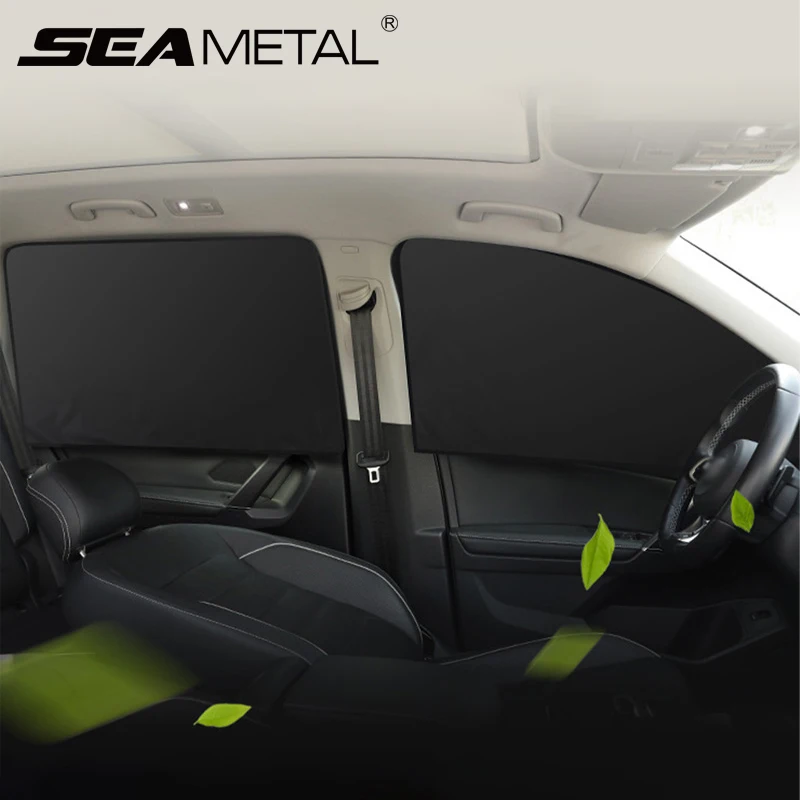 Magnetic Car Window Curtains for Sun Shade and UV Reflection