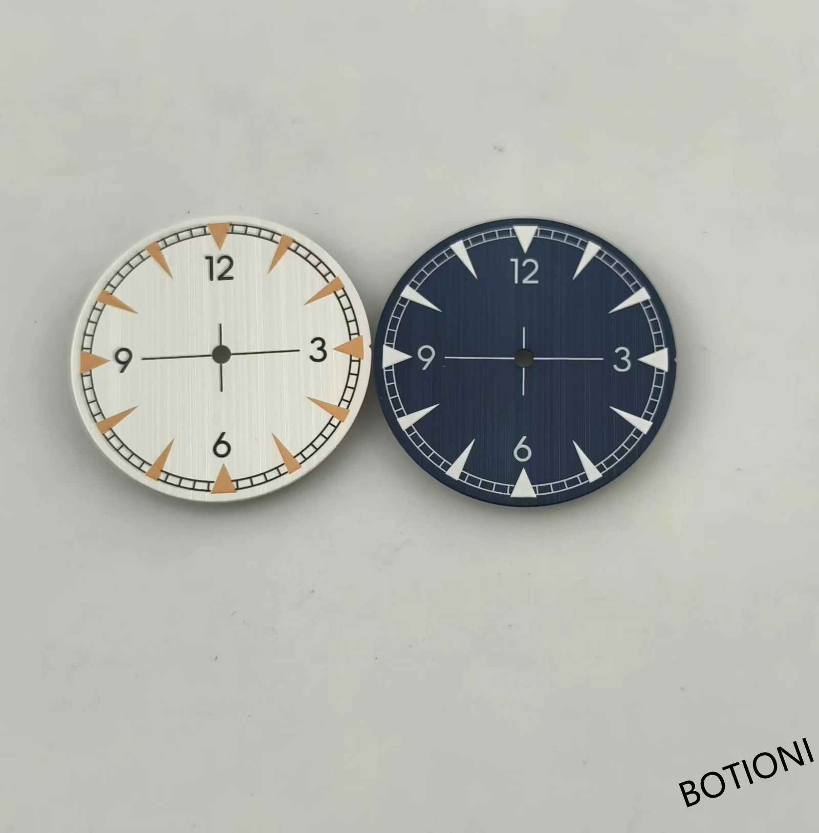 BOTIONI 33.2 ملم أسود أزرق أخضر فضي ساعة مينا مضيئ...