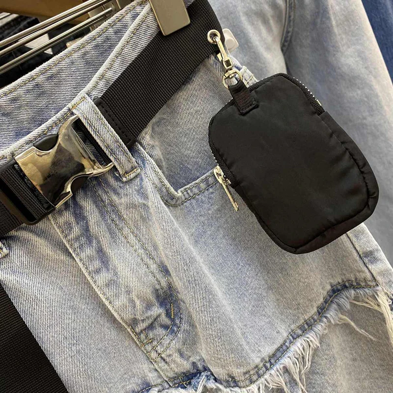 High waisted skirt for women's 2024 summer new patchwork irregular fishtail A-line short skirt denim skirt  Loose Fit