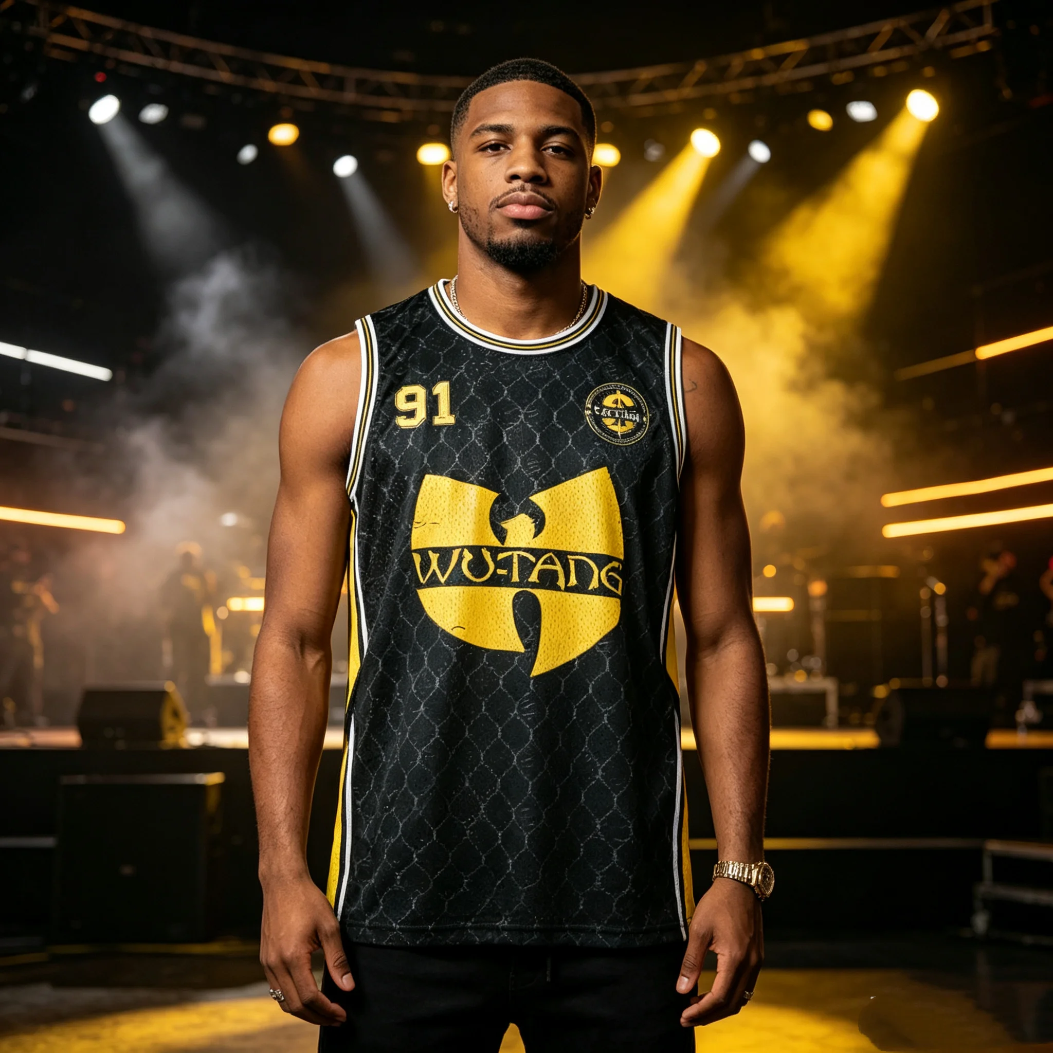 Wu-Tang Clan Basketball-Shirt # 91-print Ärmelloses Shirt mit Rundhalsausschnitt, Sommer, für Männer und Frauen, atmungsaktives Sport-Tanktop, Y2K