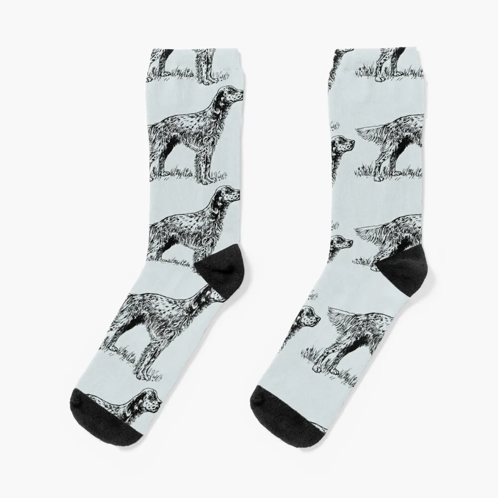 

English Setter Socks Stockings Hiking boots Women Socks Men's