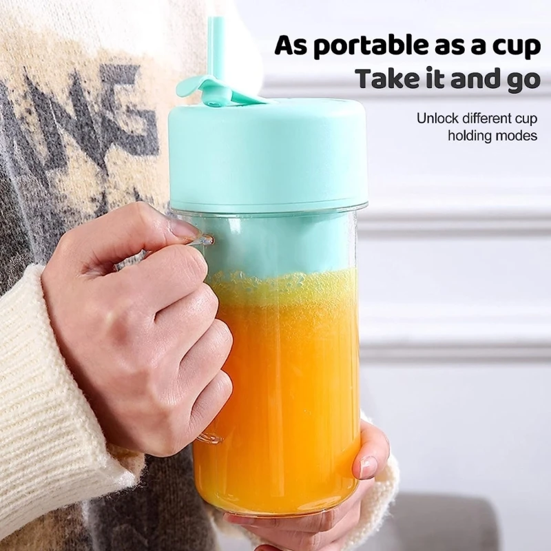 Portable Juicer Blender Multifunction Juice Maker Machine Fruit Mixers Extractors Mixer 420ML 3