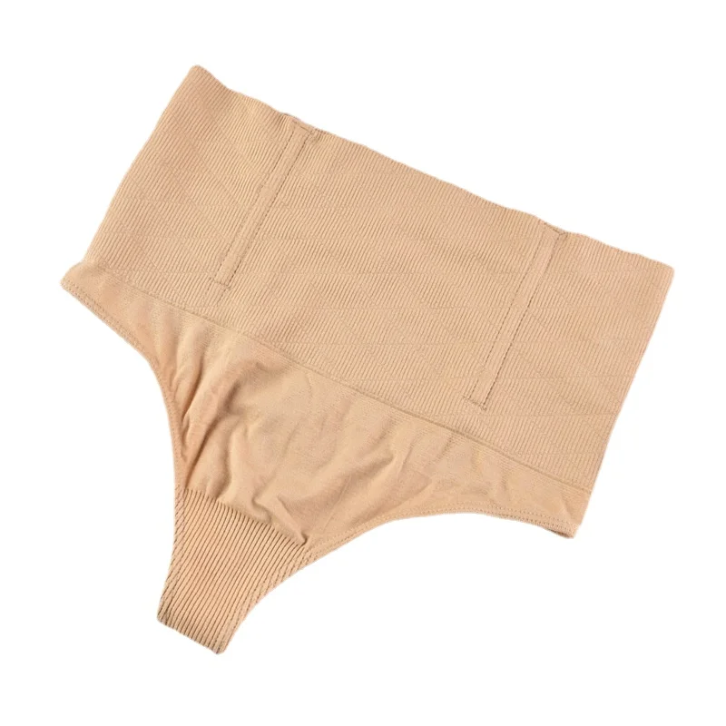 3 Pcs Women's Body Shaping High Waist Tummy Control Pants Plus Bone Body Shaping Pants Waist Sexy Triangle T Underwear