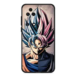 Funda de Silicona para Teléfono con Diseño Inspirado en Dragones y Anime