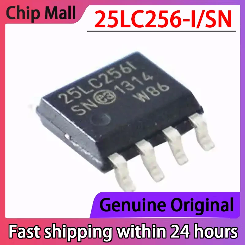 

Original Chip 25LC256-I/SN 25LC256I Memory Chip SOP8