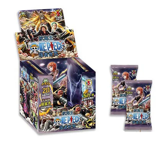 One Piece Game Collectible Cards Anime Cartas Tcg Luffy Zoro Sanji Nami Card For Family Children Christmas Toys 4