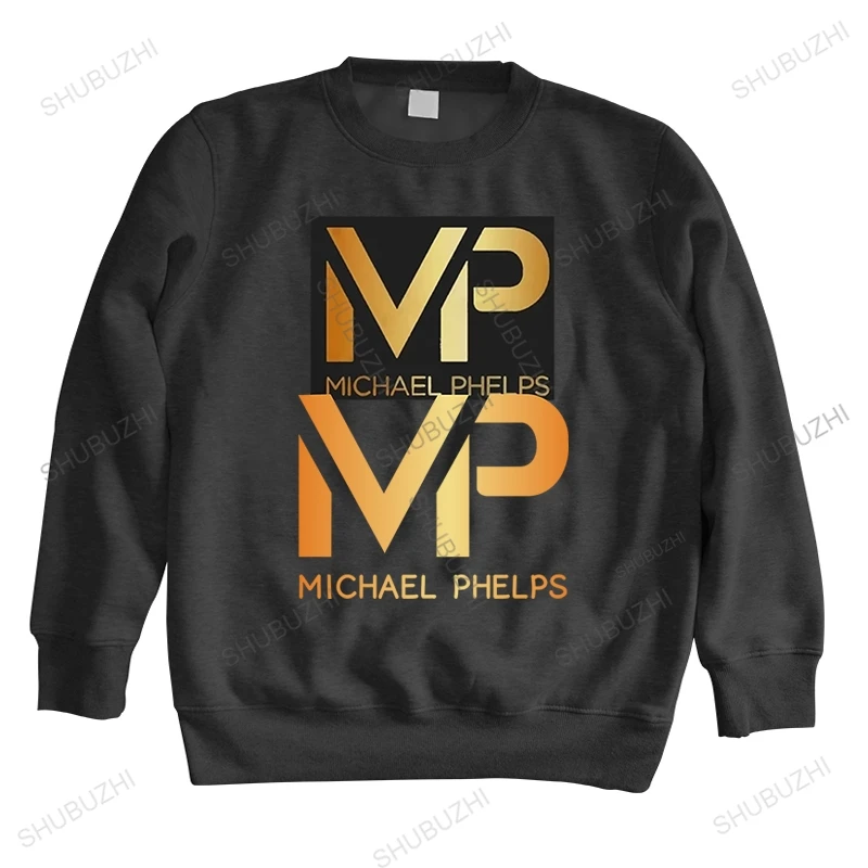 

Men sweatshirt fashion tops brand fall winter hoodie Michael Phelps Gold Logo unisex shubuzhi funny vintage hoody long sleeve