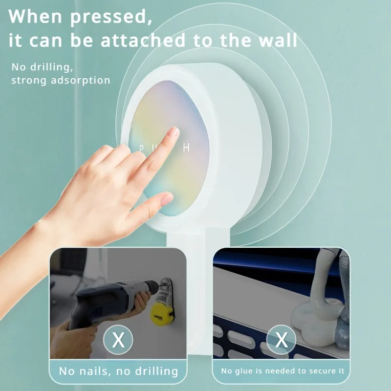 Suction Hooks Powerful Cup Hooks Heavy Duty for Shower Waterproof Suction Hanger for Bathroom Towel Robe Removable Reusable