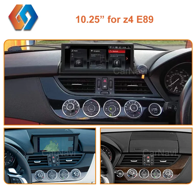 for BMW Z4 E89 New Launched Android 12.0 256G rom 4G LTE with Upgraded Real HD 1920x720 Screen Nicer Display at Day and Night