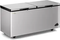 Ft Chest Freezer - Large Commerical Deep Freezer with Removable Baskets - Top Open Door Compact Freezer w/Adjustable Temperature 1