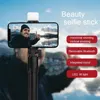 Portable Bluetooth Selfie Stick Tripod Holder with Remote Shutter Fill Light Extendable Wireless Remote Retractable Phone Stand 5