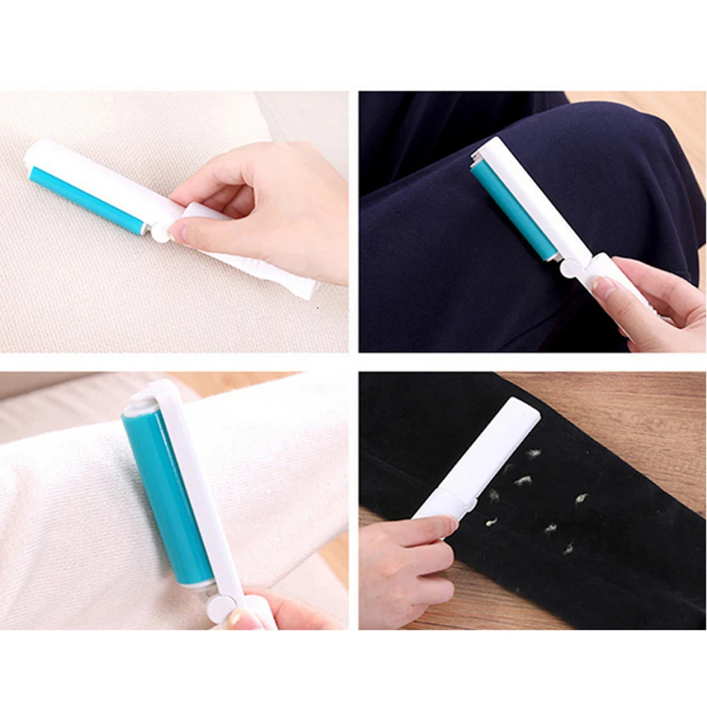 Washable Lint Sticking Roller Portable Pet Hair Remover Tool Reusable Roller Brush for Sofa Clothes Dog Cat Hair Sticking Lint Roller Lint Remover Pet Hair Remover Pet Hair Remover Brush Lint Remover Brush Clothes Lint Remover Hair Remover