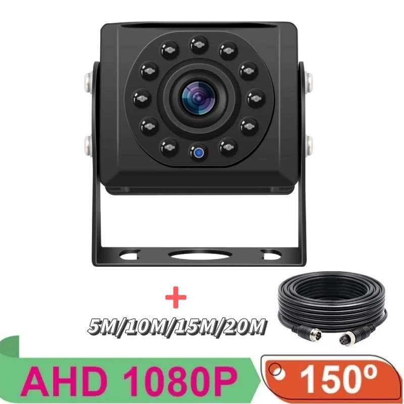 

1920*1080P AHD Rear View Camera 12V for Bus Truck Vehicle Monitoring IR Night Vision Car Surveillance Camera IP68 Waterproof