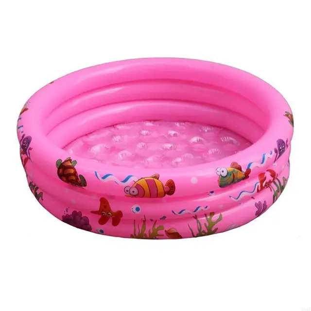 AP28 1 Set Baby Infant Inflatable Swimming Pool Kid Round Safety Swim Pool for Toddlers 5