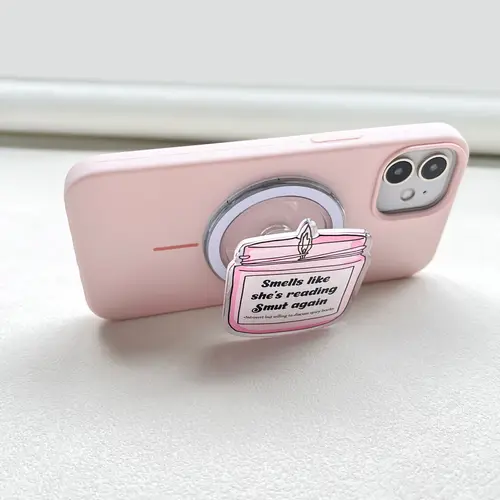 Kindle Bookish Magsafe Phone Grip Magnetic Kindle Holder Pink Kindle Accessories Bookish Merch Book for iPhone Samsung Xiaomi - Image 4