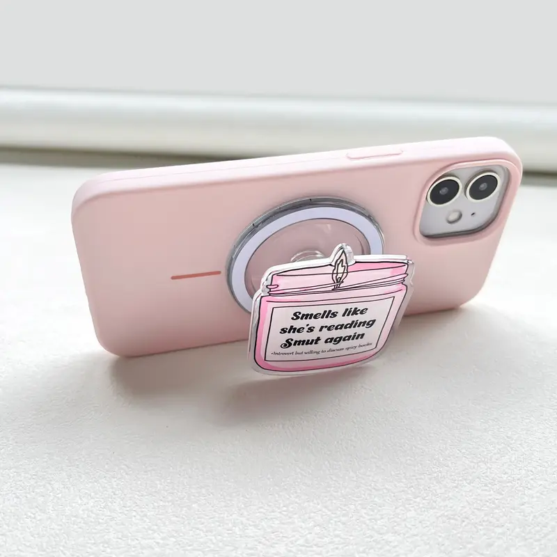Kindle Bookish Magsafe Phone Grip Magnetic Kindle Holder Pink Kindle Accessories Bookish Merch Book for iPhone Samsung Xiaomi - Image 4
