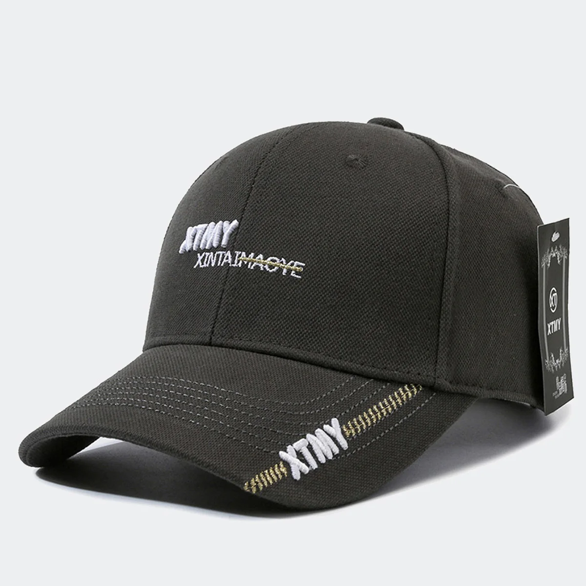 Four Seasons Men's Baseball Cap Casual Wash Embroidered Cap Curved Brim Bowler Sun Hat Official Website