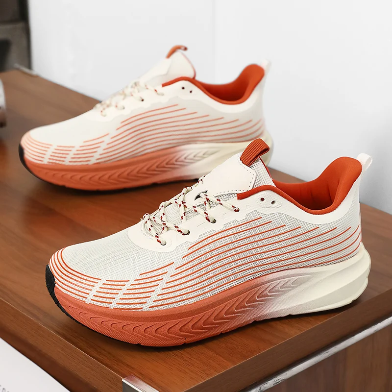 Mens Running Shoes 2025 New Breathe Mesh Fashion Sneakers Anti Slip Wear Resistant Fitness Outdoor Sports Shoes for Men