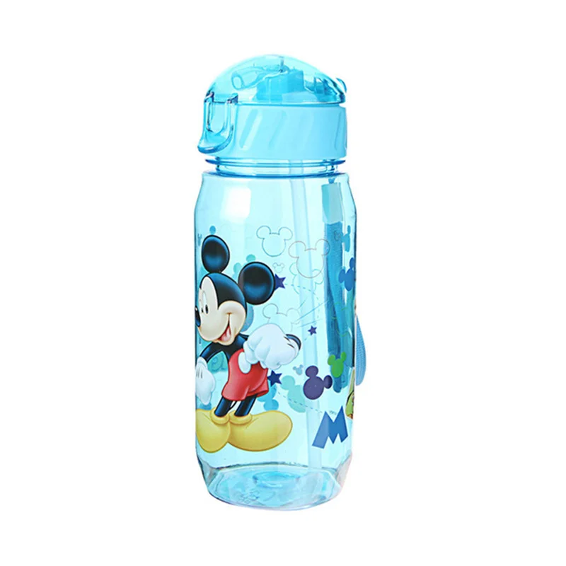 Disney Minnie Mickey Feeding Cup with straw Cartoon snow White Sports water Bottle
