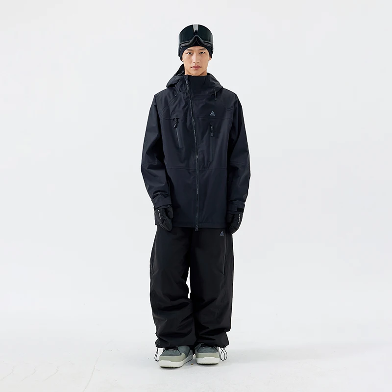 NANEND Snowboard Jacket 3L full-pressure rubber ski suit women's new coat top ski suit waterproof and warm men's snow