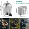 Outdoor Canteen Cookware Set Canteen Cup Portable Water Bottle with Grab Handle Cup for Outdoor Camping Hiking 2