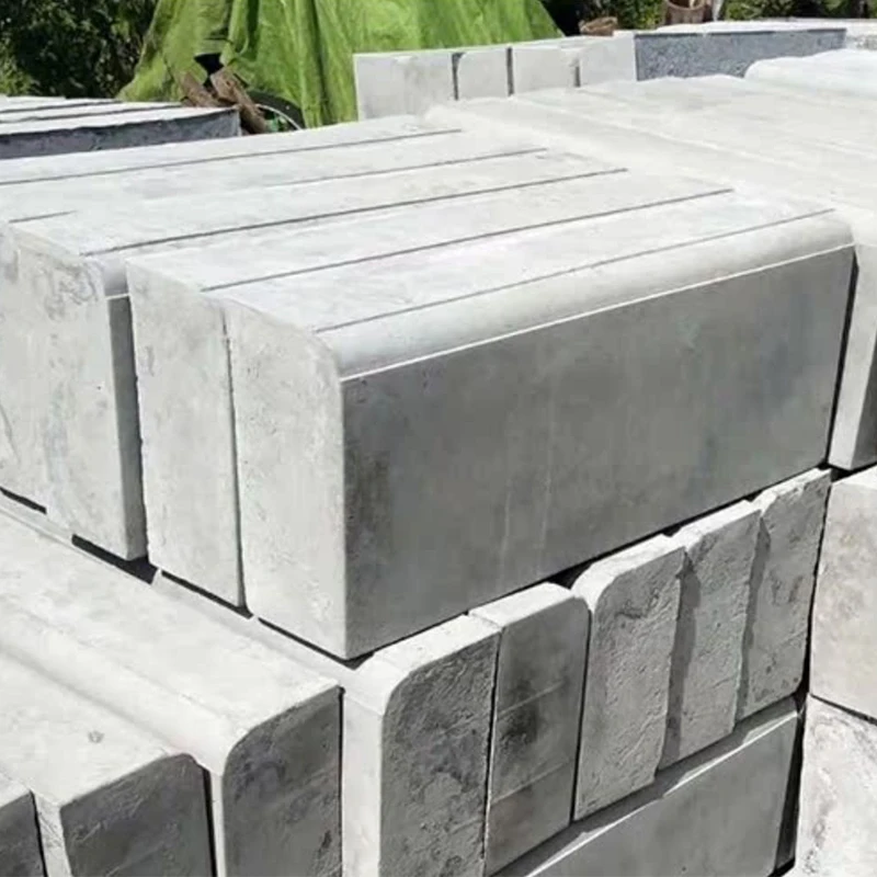 Highway Edge Stone Cement Mold Plastic 50x30x10cm, 12cm Curved Reusable Extension Suitable for Highway Shoulder Stone