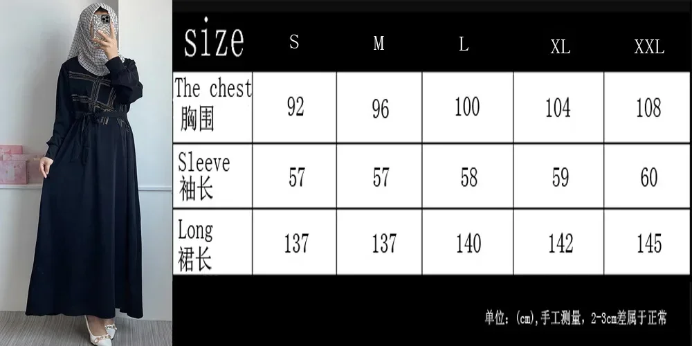 Abaya Muslim Maxi Dress Women With Diamond Arab Dubai Islamic Clothing Robes Autumn New Fashion Loose Casual Muslim Long Dresses