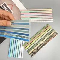 160 Sheets Color Self Adhesive Memo Pad Sticky Notes Bookmark  Marker Memo Sticker Paper Office School Supplies 2