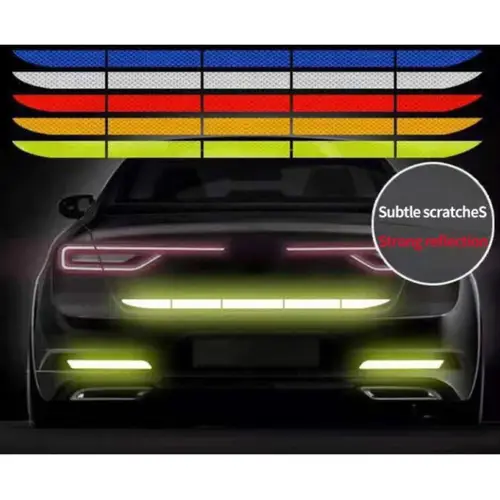 Car Sticker Reflective Warning Safety Tape Anti Collision Warning Reflective Stickers Automobile Trunk Reflectante Accessories - Image 4