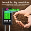 6 in 1 Soil Tester PH Temperature Humidity Meter Nutrient Moisture Fertility Meter Sunlight Air Moisture Detector for Gardening 3