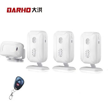 Darho 무선 홈 보안 마그네틱 36 튠 센서 알람 상점 문짝 오픈 스플릿 엔트리 감지기, 상업용 환영 차임벨