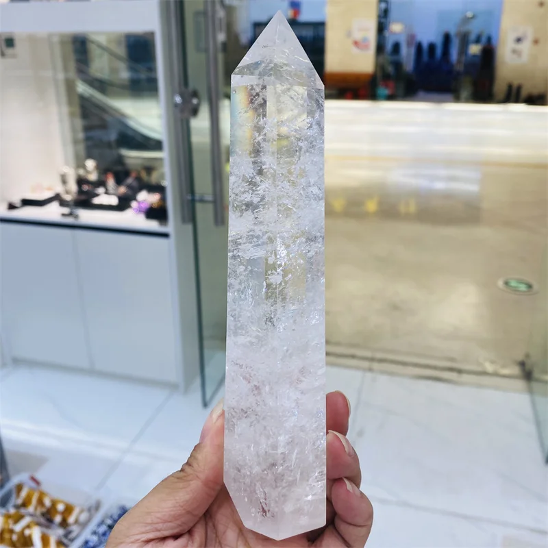 

Белый хрустальный камень фэн-шуй для украшения дома