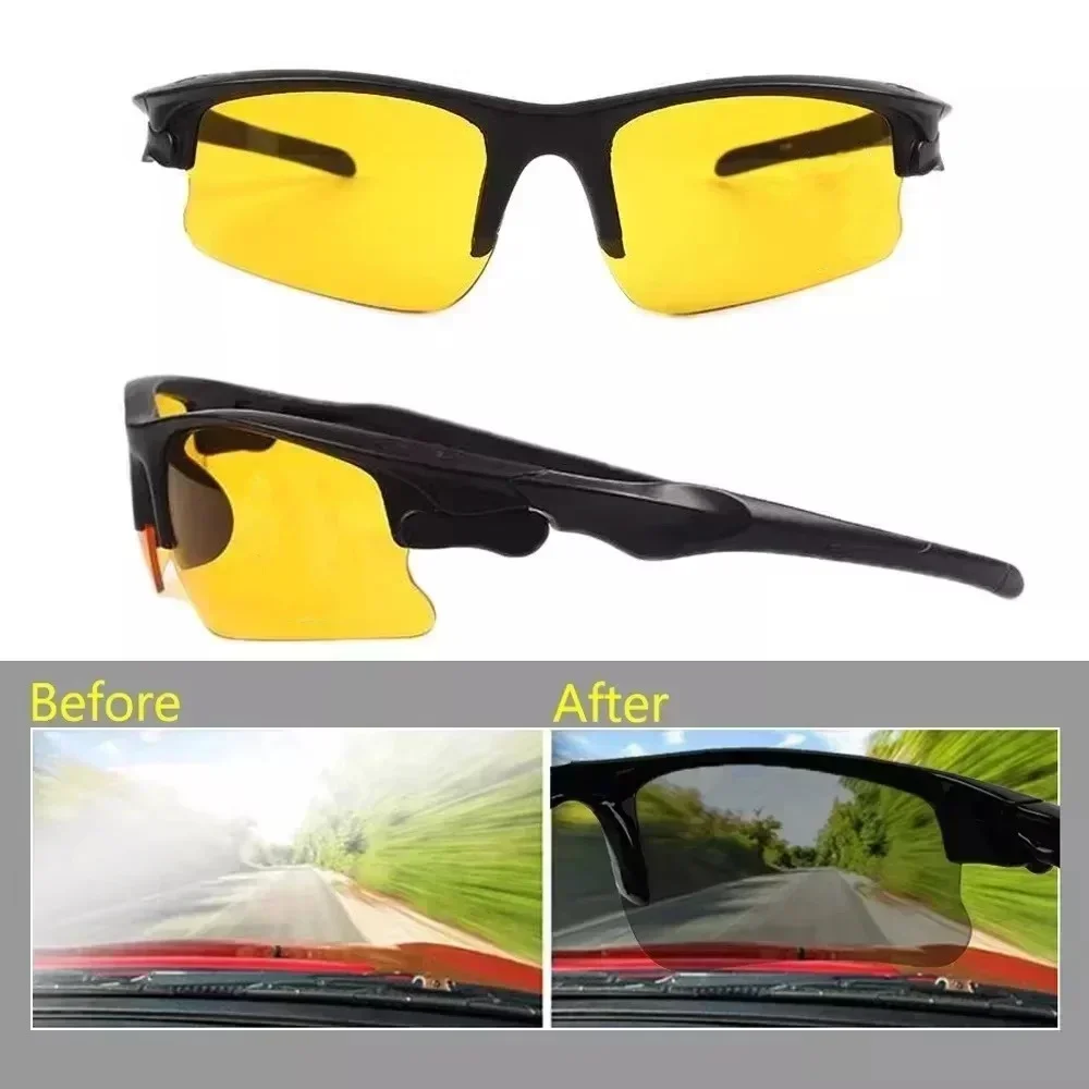 HD Anti-Glare Day & Night Vision Glasses with UV400 Protection