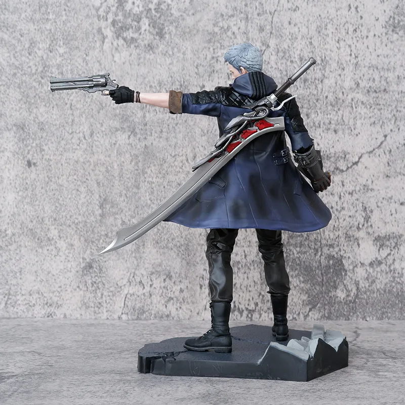 24,5 cm Altura ARTFX J Devil May Cry Game Figura Dante Nero Combat