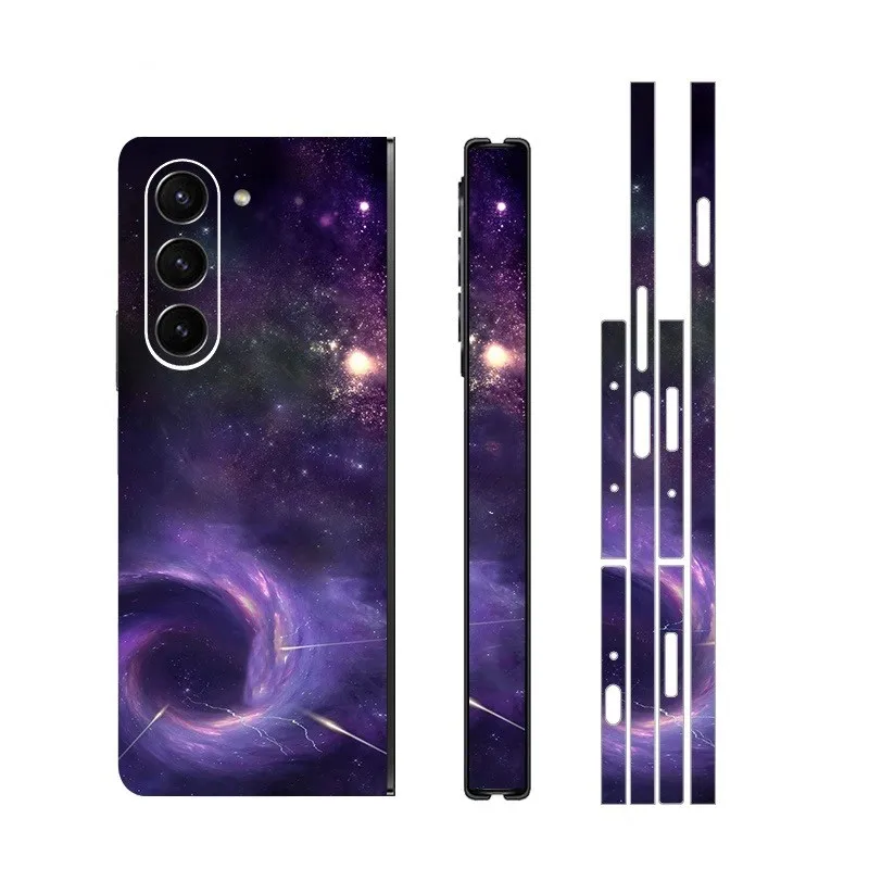 3M Pain Color Sticker Per Samsung Galaxy Z Fold5 4 3 2 5G Back Screen Protector Hing Side Skin 3 In 1 Pellicola Protettiva Fold4