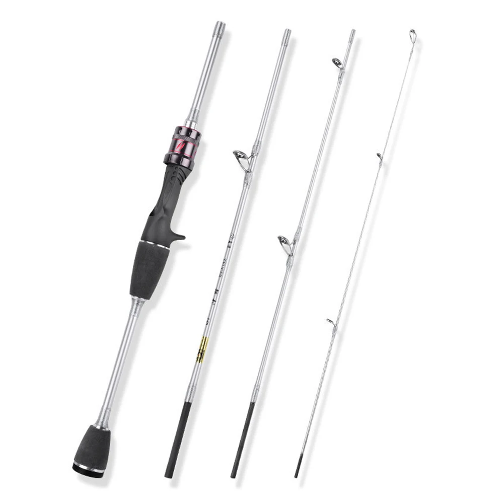 1.4M Casting Fishing Rods Ultralight Lure Trout Mini Pole 4 Section Carbon Fiber Poles Portable Casting Rod Fishing Equipment