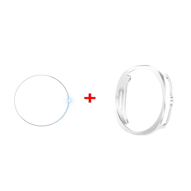 Enhanced Protective Glass+PC Case for Samsung Galaxy Watch - Hollow Hard Design