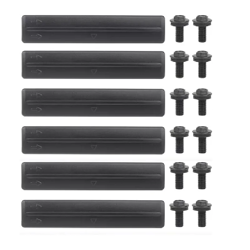 6Pcs 지붕 배수구 제거 스트립 커버 키트(볼트 포함) 75596-35030 Toyota FJ Cruiser Prado 4runner RAV4 Lexus LX GX 63185-42020