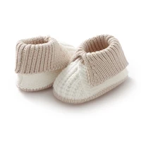 Winter Baby First Walker Handmade Knit Newborn Netural Lightweight Anti-Slip Floor Prewalker for Child Boys Girls Cute Soft Sole 2