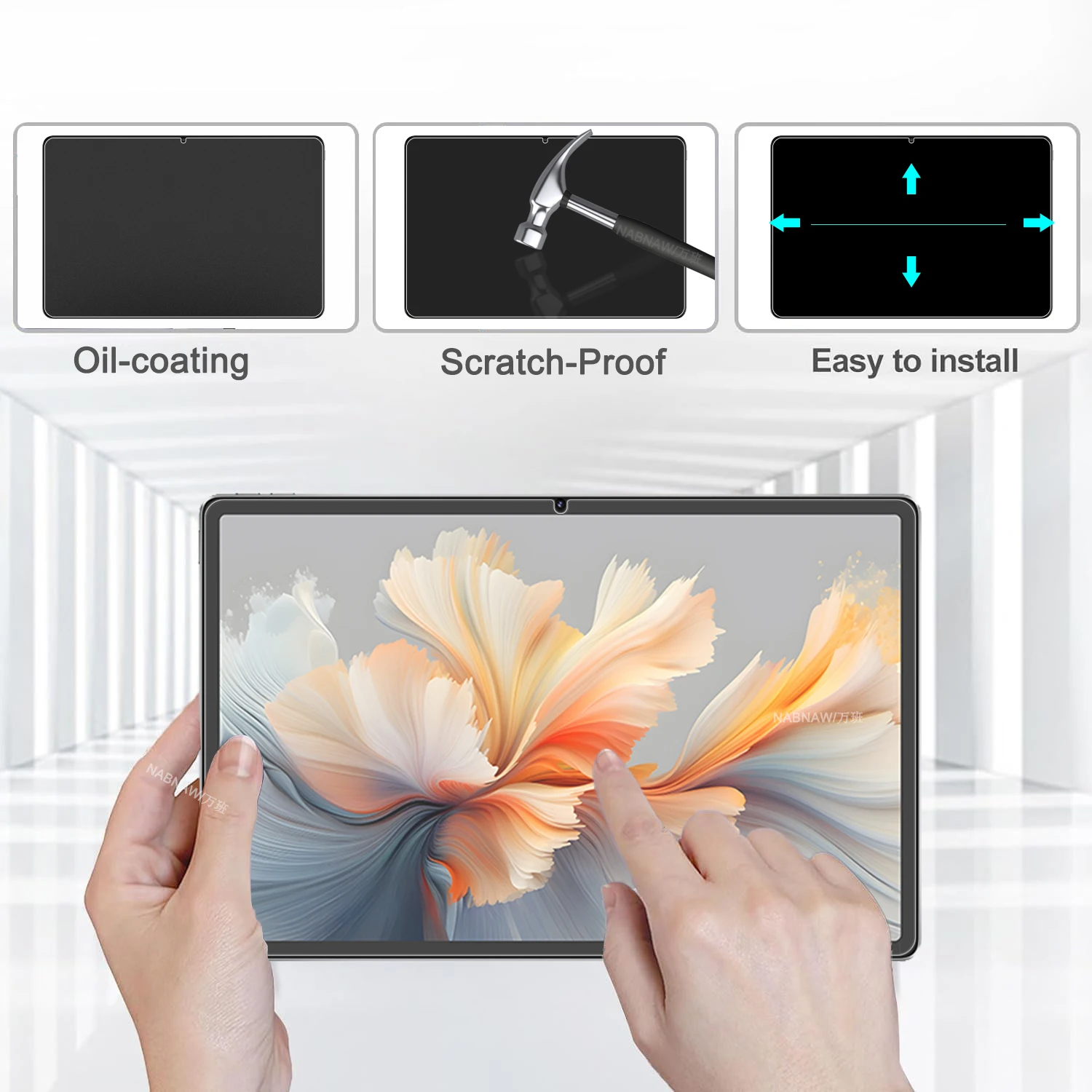 Premium HD Tempered Glass Screen Protector - Scratch-Proof & Bubble-Free Protective Cover (2-Pack)