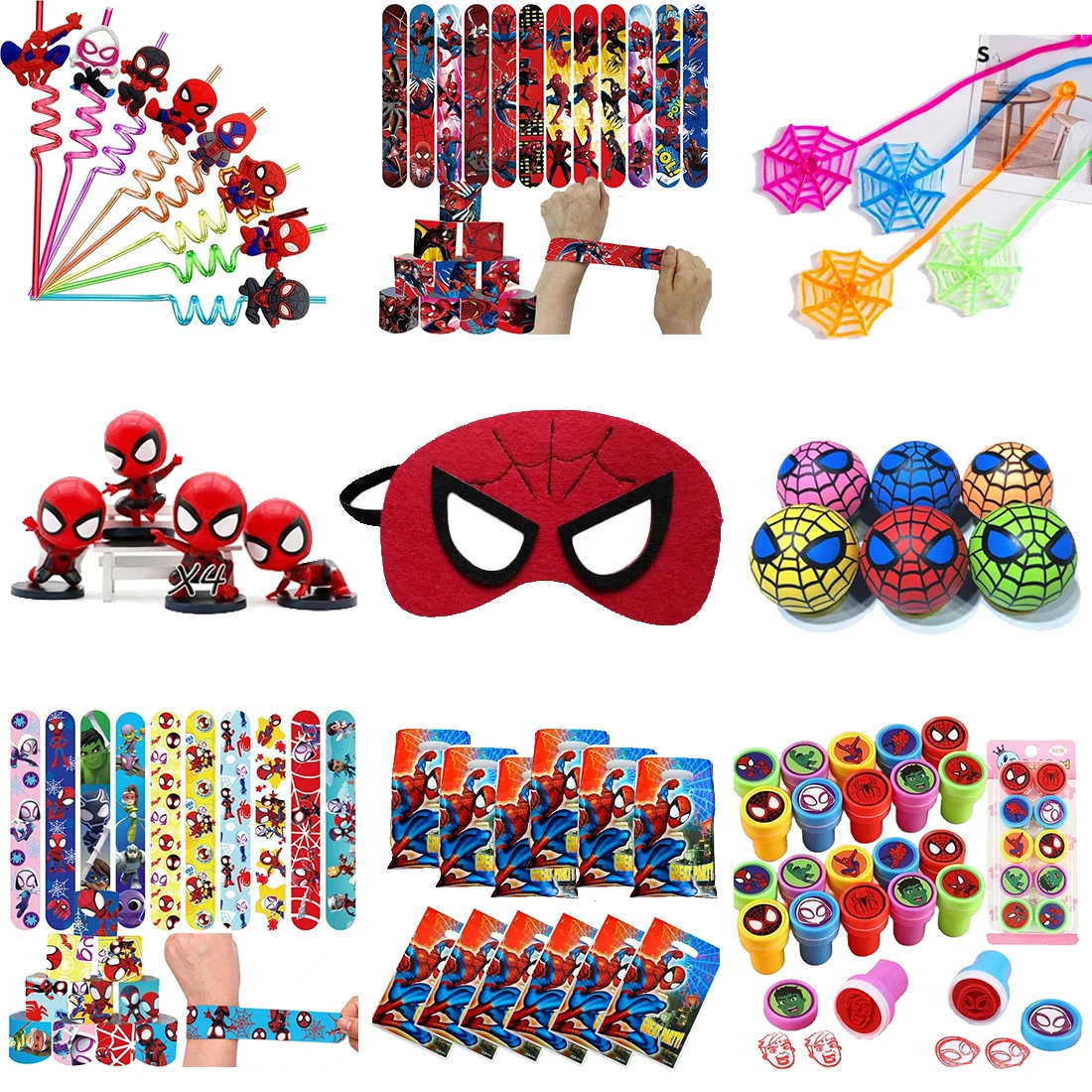 juguetes-de-superh-roes-de-spiderman-para-fiesta-de-cumplea-os-m-scaras