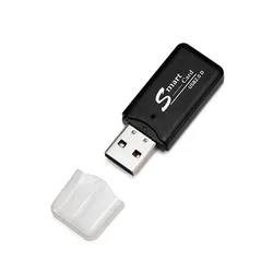 High - Speed USB 2.0 SD/TF Card Reader Adapter (Black)