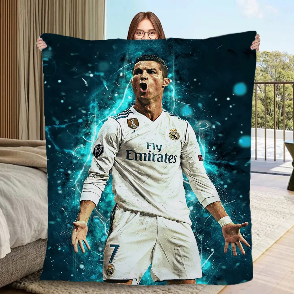 Home Interior Ronaldo Luxury Throw Blanket Fluffy Hairy Blankets for Bed Blanket 150cm X 200cm Sofa Blankets and Throws Cobija 3