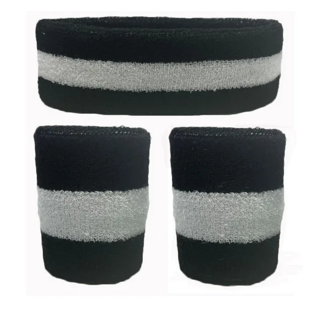 Men Women Sport Wristbands For Tennis Yoga Headband Volleyball Wrist Brace Guard Basketball Fitness Towel Sweatband Head Band