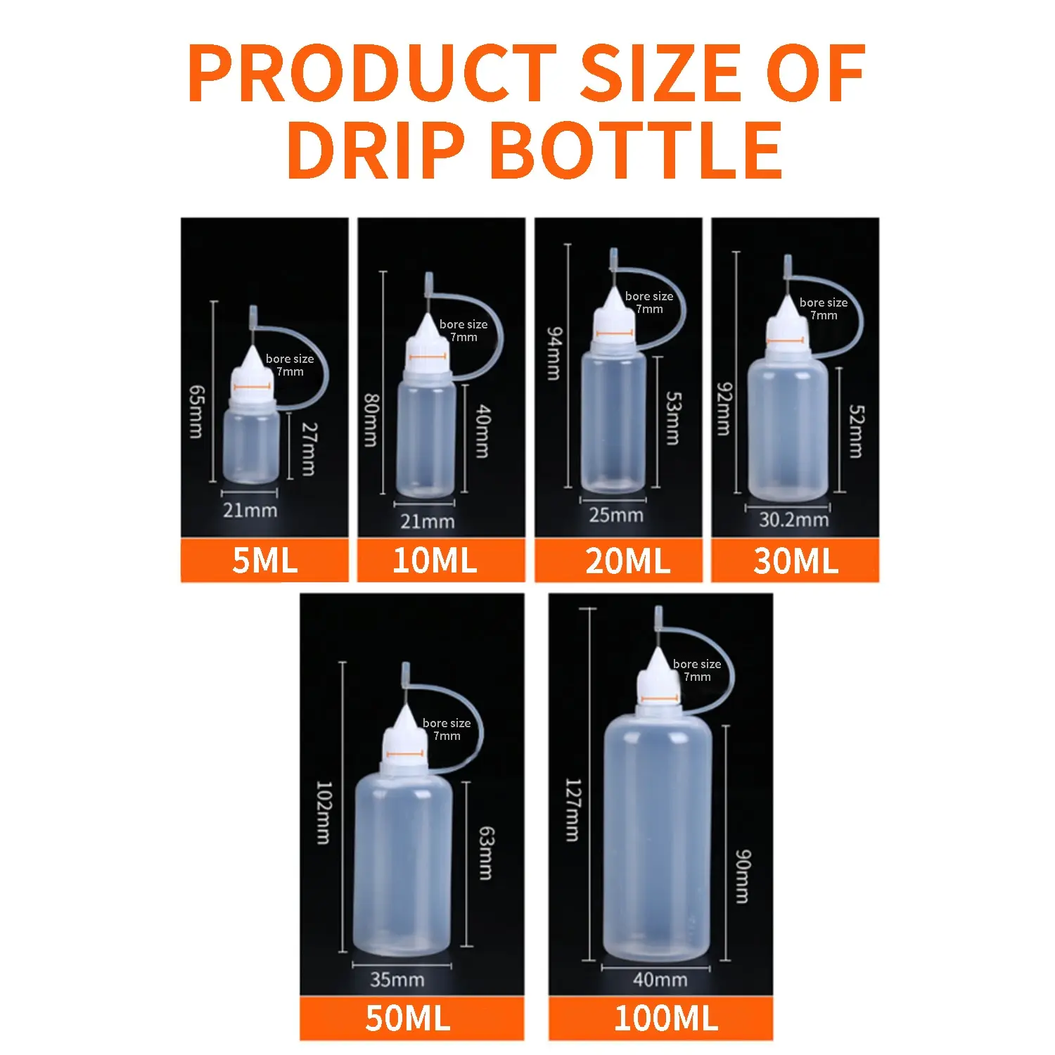1oz Plastic Applicator Bottle & 1-inch Stainless Steel Tips , Fine Tip Glue  Applicator Bottle - AliExpress